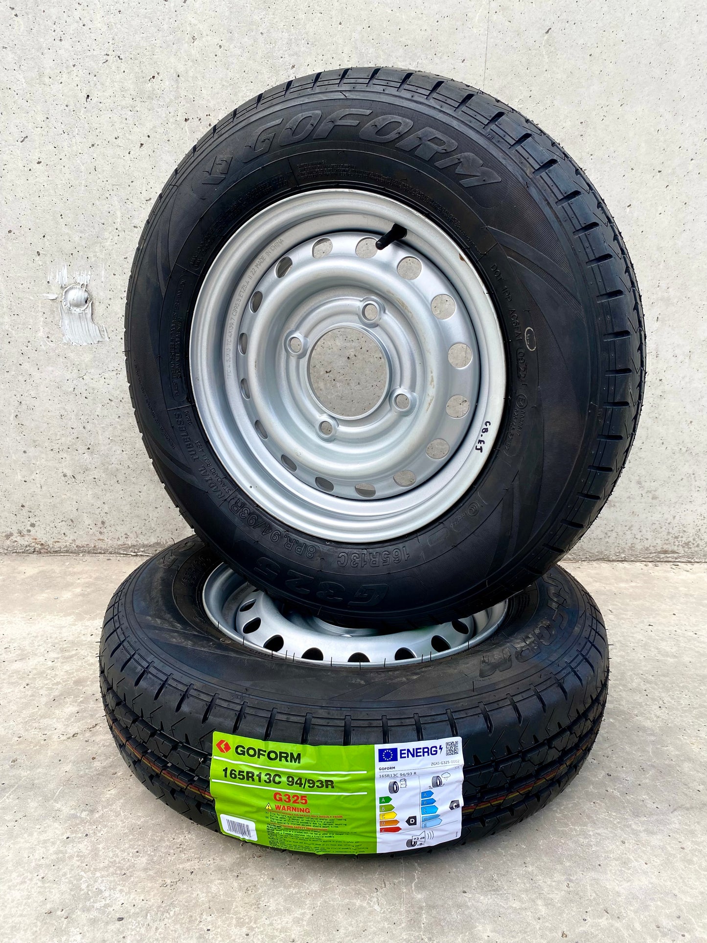 165R13 KENDA Wheel Assembly (inc VAT)